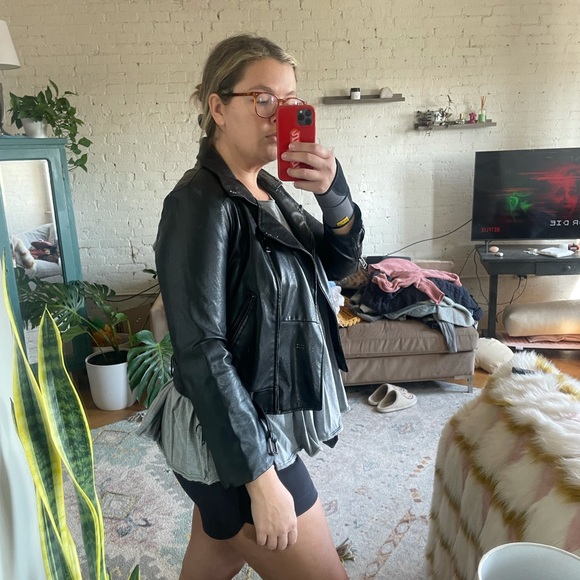 Elodie leather jacket - Picture 2 of 2